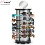 Counter Top Sunglasses Retail Shop 4-Way Metal Eyeglass Display Rack Rotating