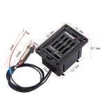 Preamp 4 Bands Acoustic Guitar Equalizer Piezo Pickup With Tuner Guitar Parts