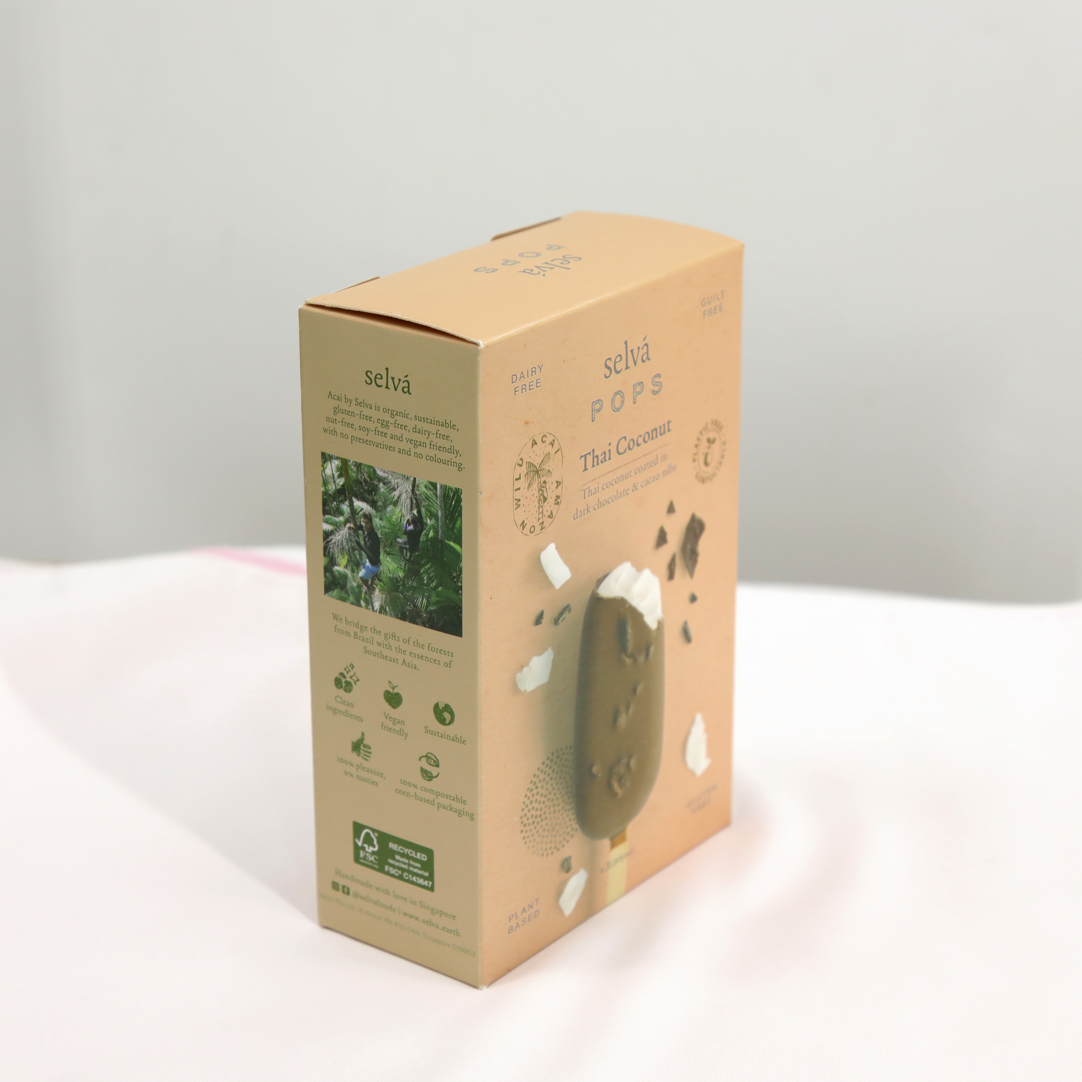 Customized Color Printing Popsicle Mochi Ice Cream Packaging Box Made Of Paperboard