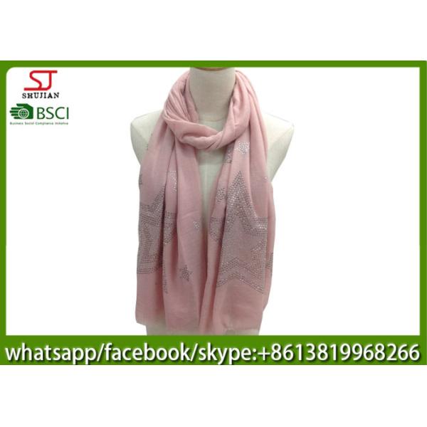 China factory direct supply thinstar Gilding spring summer scarf 70*180cm 20%Cotton 80%Polyester keep clean hijabs
