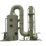 Chemical Acid Fumes Scrubber with 99.99% Purify Efficiency 40mm Pump in Pipe