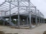 Hot Dip Galvanized steel frame warehouse Q235 material Welding Connection