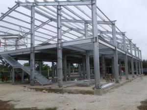 Wholesale Hot Dip Galvanized steel frame warehouse Q235 material Welding Connection from china suppliers
