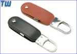 Safety Hook Leather USB 128GB Thumb Dirves Stick 360 Rotating