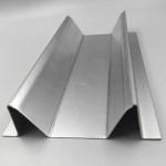 Anti Slip Solar Metal Drainage Channel Silvery / Photovoltaic Water Drainage