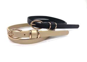Wholesale Alloy Buckle Women Skinny 1.5cm PU Casual Dress Belt from china suppliers