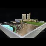 Krittaphong Group Scale Famous Buildings 3D Models 1/100 Vientiane Business