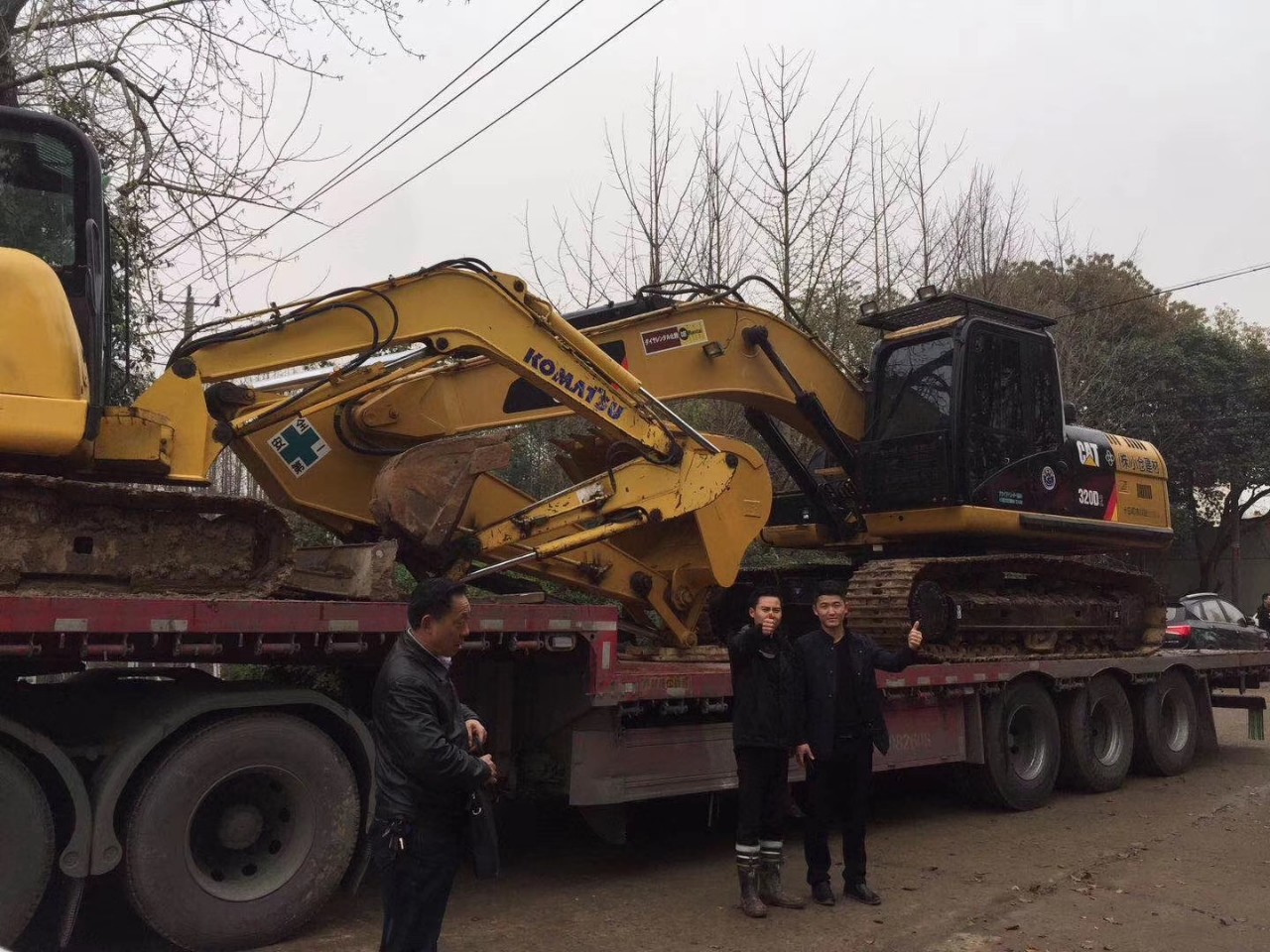 20 Ton 0.57m3 Bucket Caterpillar E200B Excavator