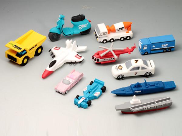 3D PVC Car/bus/ship Custom USB flash Drive for Corporate Promotional Gifts 128M