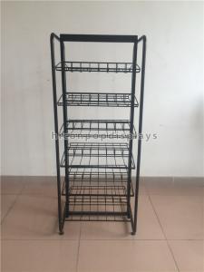 Wholesale High End Clothing Store Fixtures 5 Shelves Double Sided Display Stand For Caps from china suppliers