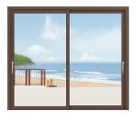 Top- Villa House Thermal Break Aluminium Glass Doors with Screen Doors Low-K