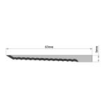 50mm 8mm Tungsten Carbide Cutting Blade Heat Treatment Crop Cutter