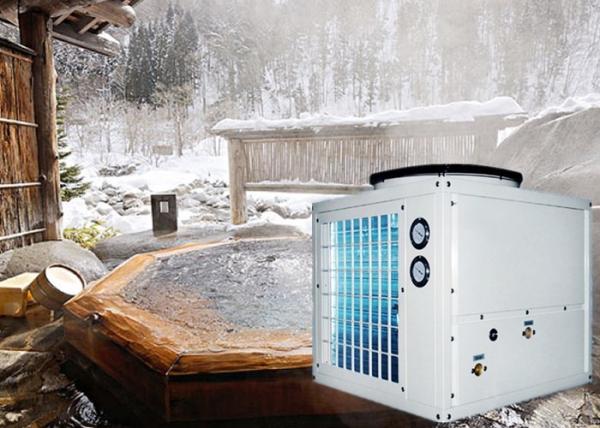 Automatically Defrosting Air Source Heat Pump Water Pump Top Blown Evi High