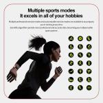 TK75 Sport Smart Watch Heart Rate Body Temperature Fitness Tracker 250mAh