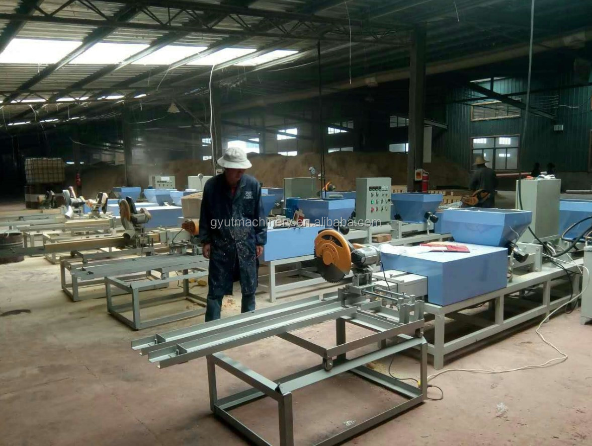 Hot Pressing Sawdust Pallet Compress Machine for Customized Wood Shaving Pallet Block