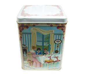 Wholesale Biscuit Candy Glossy Finishing Airtight Square Tin Can from china suppliers