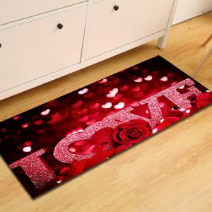 Wholesale Valentine's Day Kitchen Floor Mats Anti Fatigue Anti Slip Carpet from china suppliers
