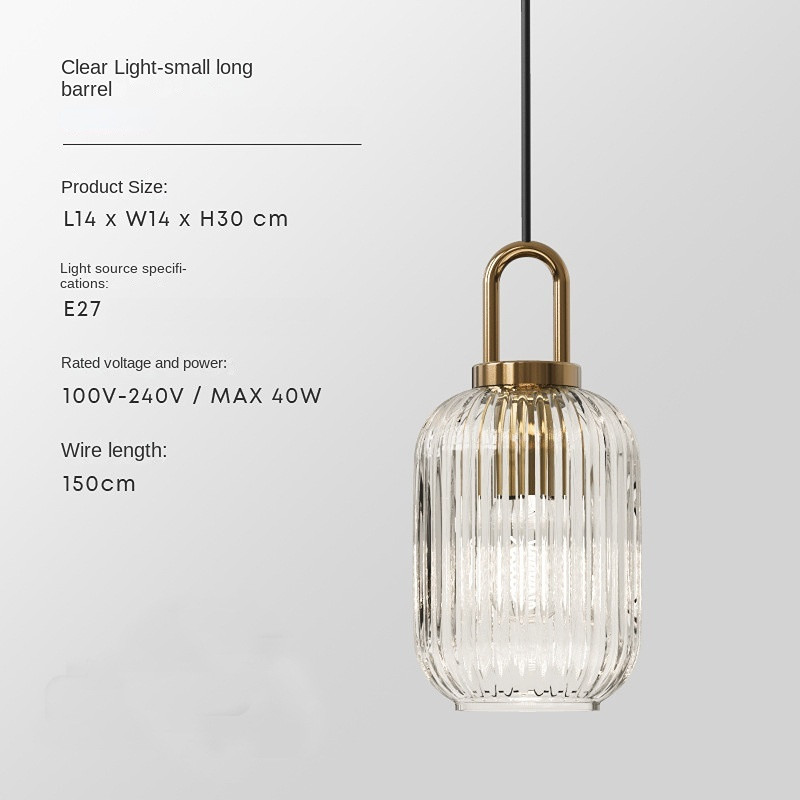 Mid century pendant light retro design glass lampRestaurant Hotel Simple Decorative Light(WH-AP-602)