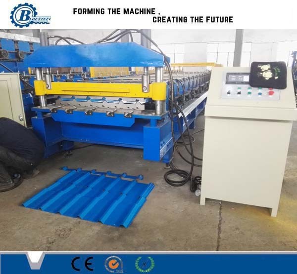 Quality Cold Rolled Metal Roofing Roll Forming Machine , IBR Sheet Metal Roofing Machine for sale