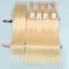 Buy cheap Custom Tangle Free Blond Full Lace Human Hair Wigs 100% Remy Virgin Hair Fringe from wholesalers
