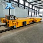 High Temperature Iron Ladle Transfer Cart On Rail Industrial Battery Powered
