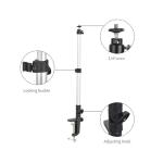 Adjustable Desk Mount Stand 1kg Load For Photography Photo