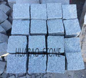 Wholesale Grey Granite tile G602 cube stone paving stone for indoor outdoor flooring from china suppliers