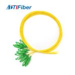 PVC LSZH Fiber Optic Pigtails 10PCS Single Mode SC / APC 0.9MM X1.5M