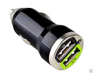 Wholesale Bullet type MINI Dual USB 2Port Car Charger for iPhone 5S 5 4S 4 IPODS Galaxy S4 3 NOTE 3 from china suppliers