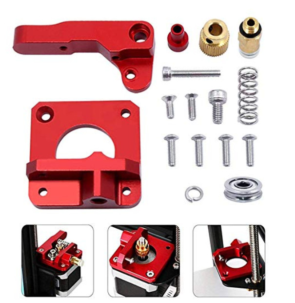 Aluminum Alloy Block Custom CNC Milling Bowden Extruder 1.75mm Filament High Precision