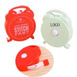cartoon creative plastic tapeline cute clock shape 60×49×14mm logo customized