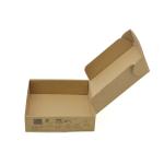 Brown 250mm Length Corrugated Cardboard Box For Moving E Flute