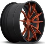 For Porsche GT3 Touring Rims Black Barrel 18 19 20 21 22 Inch 2 PC Forged Alloy