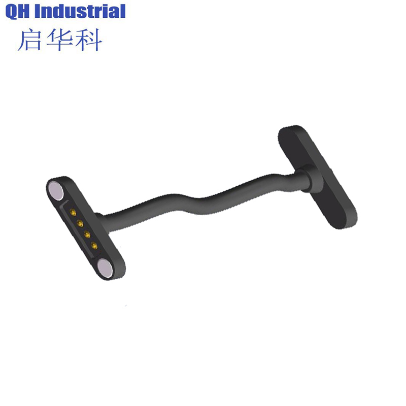 4Pin Spain Charger Connectors Magnetic spring loaded pin Charger Connector Magnetic Spring Loaded Connector
