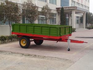 Wholesale Loading 15HP Farm Tractor Trailer 1500kg 2 Wheels CE approval from china suppliers