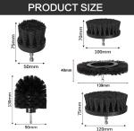 5 pieces Drill Brush drill brushes attachment cleaning brush rim brush scrubber