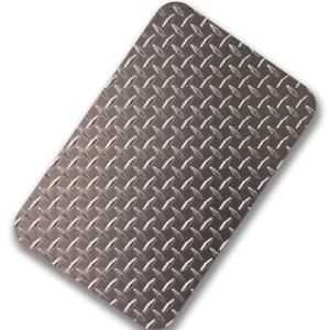 Wholesale Decorative Stamped 201 304 316 Checkered Stainless Steel Sheet 1000x2000mm from china suppliers