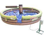 Commercial Inflatable Outdoor Games , Wipeout Inflatable Last Man Standing