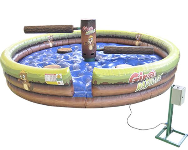 Commercial Inflatable Outdoor Games , Wipeout Inflatable Last Man Standing