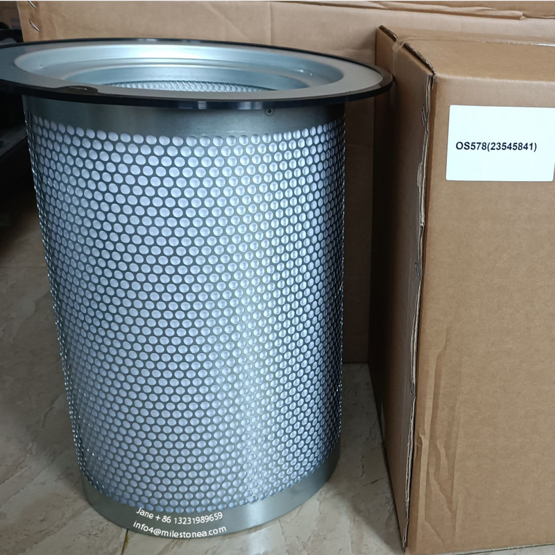 Hot sale high performance air compressor oil separator OS578 23545841 for M200-250 screw air compressor