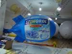 Big PVC Trade Show Helium Blimps Fire Resistant Durable Colorful