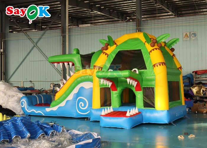 Inflatable Slip And Slide Inflatable Bounce House Kids Jumping Bouncy Castle Combo Slide