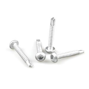 Wholesale GB Standard SUS304 410 Bimetallic Bi-Metal Pan Head Self-Drilling Screws for Fastening from china suppliers