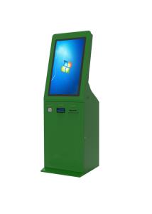 Wholesale 32 inch Green Self Service Kiosk , Restaurant Airports Bill Payment Kiosk from china suppliers