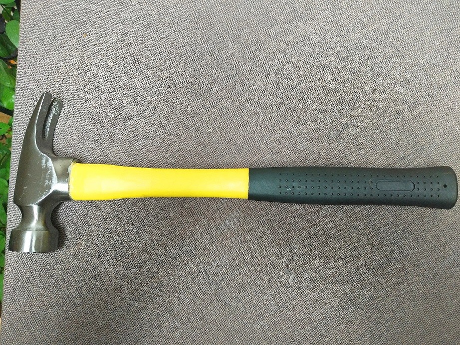 Steel Claw Hammer/Nail hammer(HKSP) 42cm Length handle,polishing surface and good price hand tools