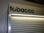 Custom POP Merchandise Displays Floor Stand Led Lighting Cigarette Display Stand