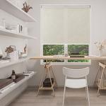 White Gray Beige 97% Anti UV Fiberglass Sunscreen Fabric 200cm 250cm 300cm
