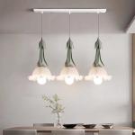 French Rustic Glass Pendant Light Single Decorative Pendant Light
