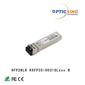 Wholesale 25G SFP28 1310nm 10km Duplex LC Optical Transceiver from china suppliers