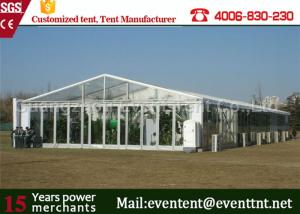 Wholesale Clear Roof Party Tent For 300 People , Transparent Wedding Tent With PVC Fabric from china suppliers